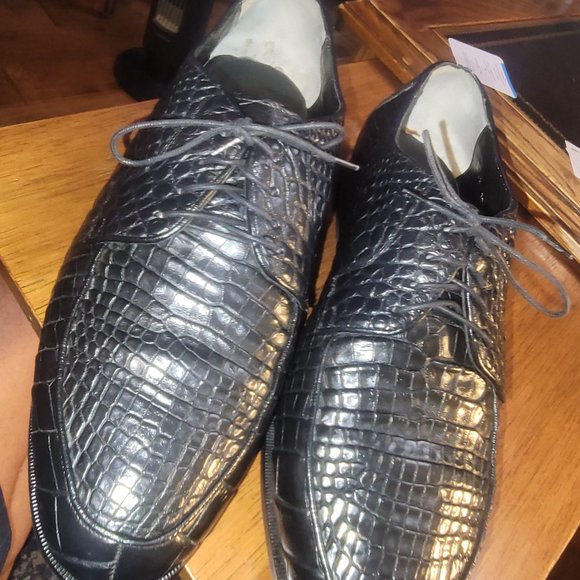 Men\'s Handmade Alligator Shoes main image 4